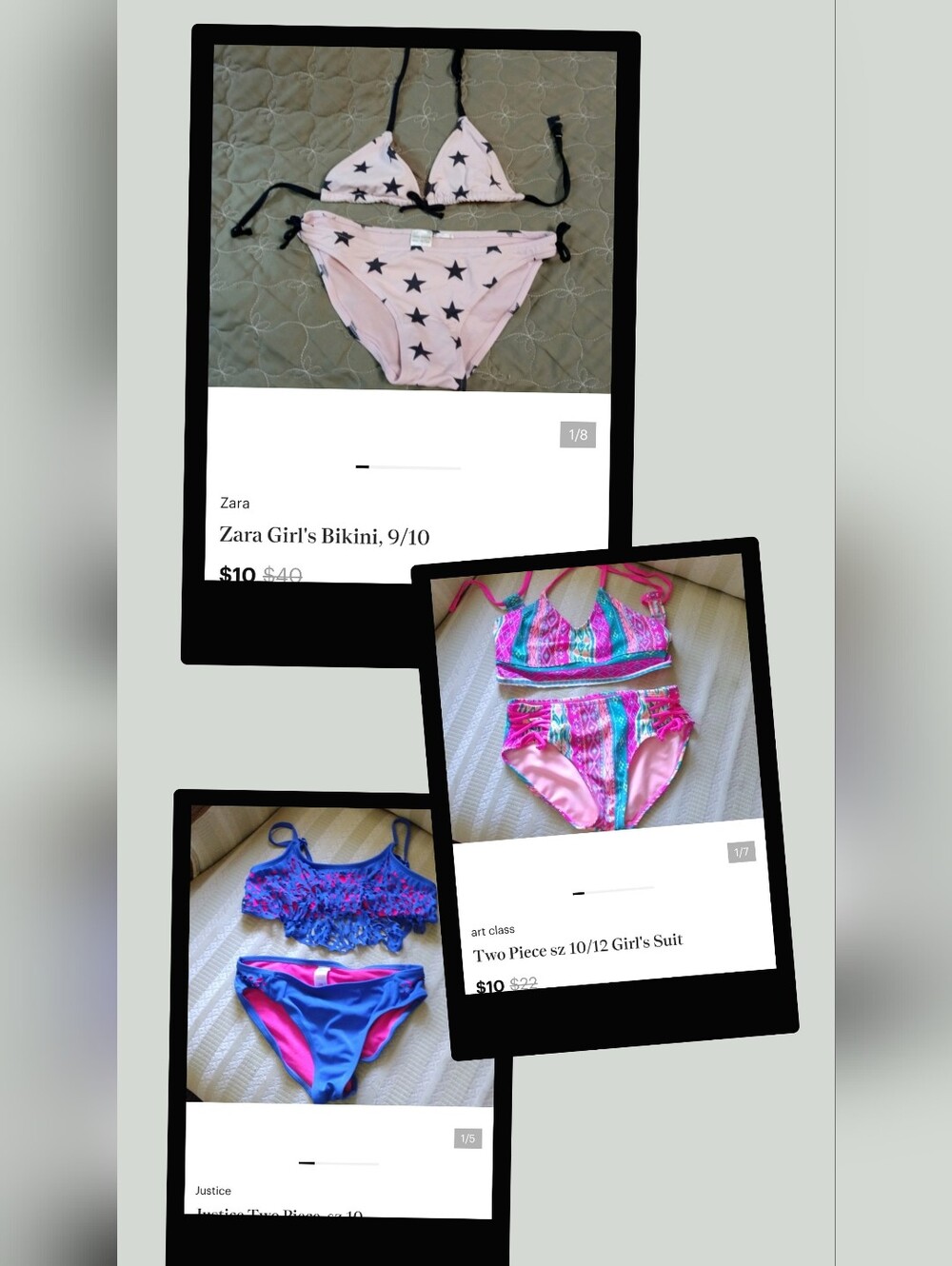 3 Bikinis ▪︎ 1 Price 💙🩷🖤